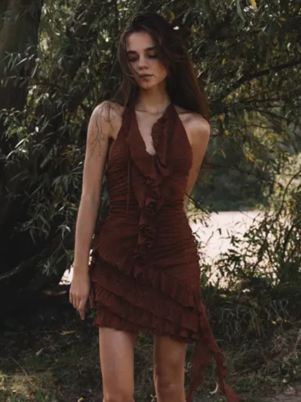 Zara Halter Dress Small